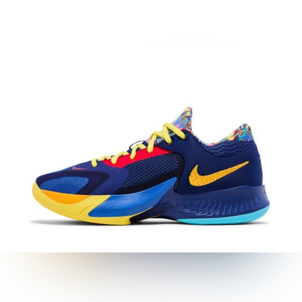 [DV3017-400] Kids Unisex Nike ZOOM FREAK 6Y SE GS 'KALEIDOSCOPE' Blue Yellow